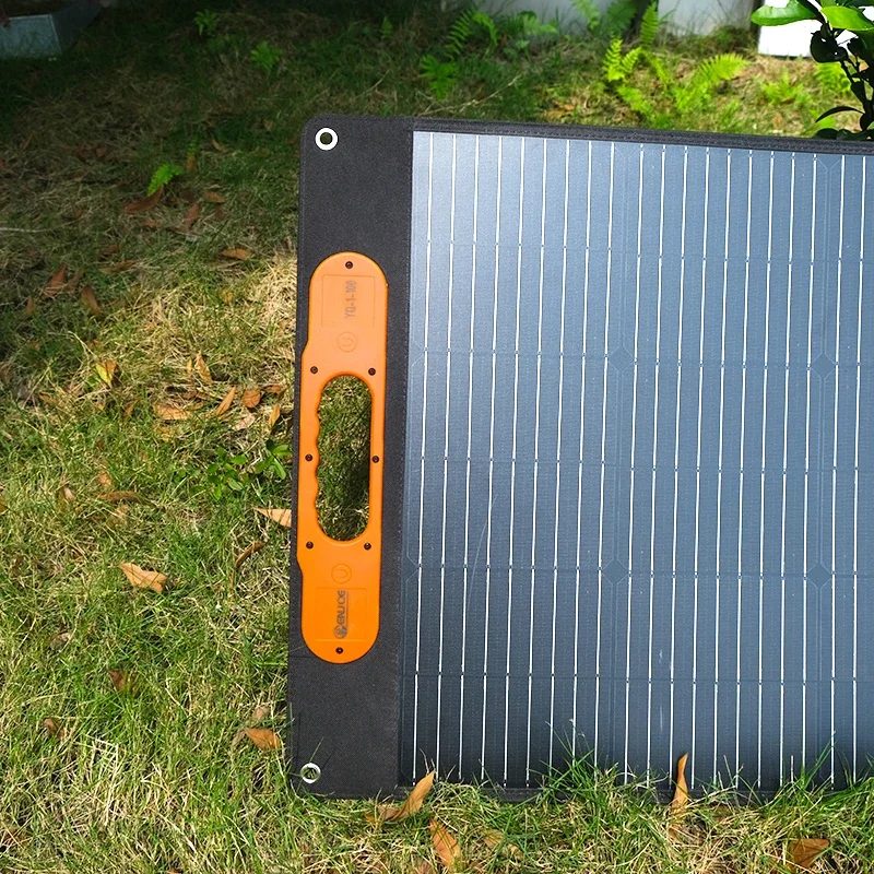 Enjoe Flexible Folding Solar Power Panels 100W 200W 600W Monocrystalline Foldable Module Solar Panel