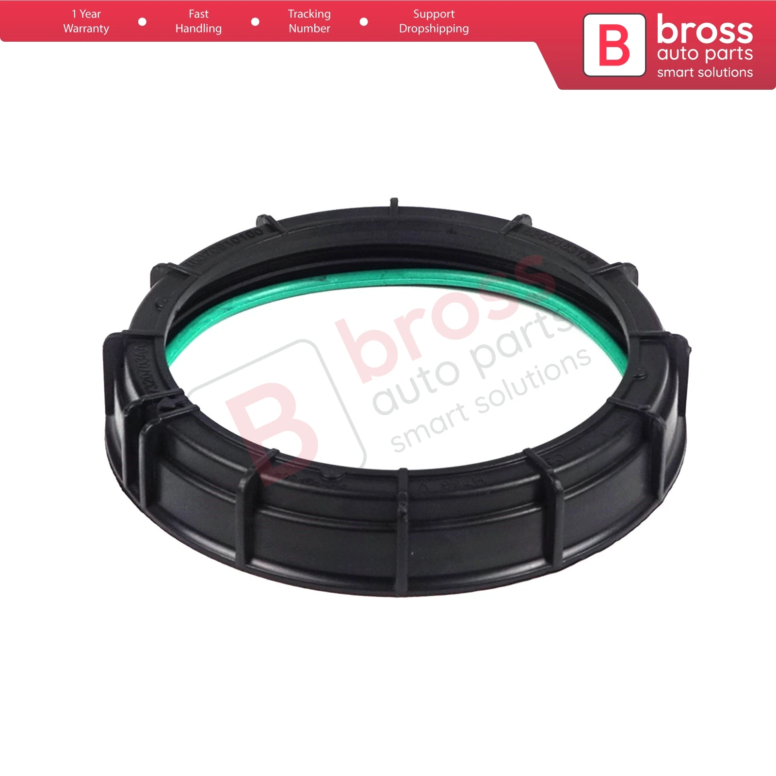 Bross Auto Parts BSP618 Fuel Tank Locking Ring Seal with 7701207449 / 7701209115 / 7701205611 / 7701206096 for Renault Dacia