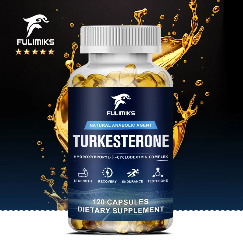 

Turkesterone Supplement - Improves Male Performance, Endurance, Motivation, Focus & Muscle Mass - Non-GMO & Vegan 120 Capsules
