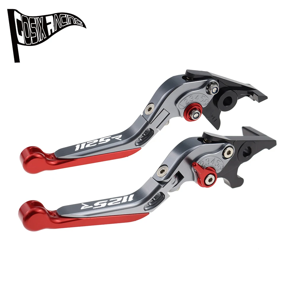 Fit For 1125R 1125 R 08-09 1125CR Motorcycle CNC Accessories Folding Extendable Brake Clutch Levers Adjustable Handle Set