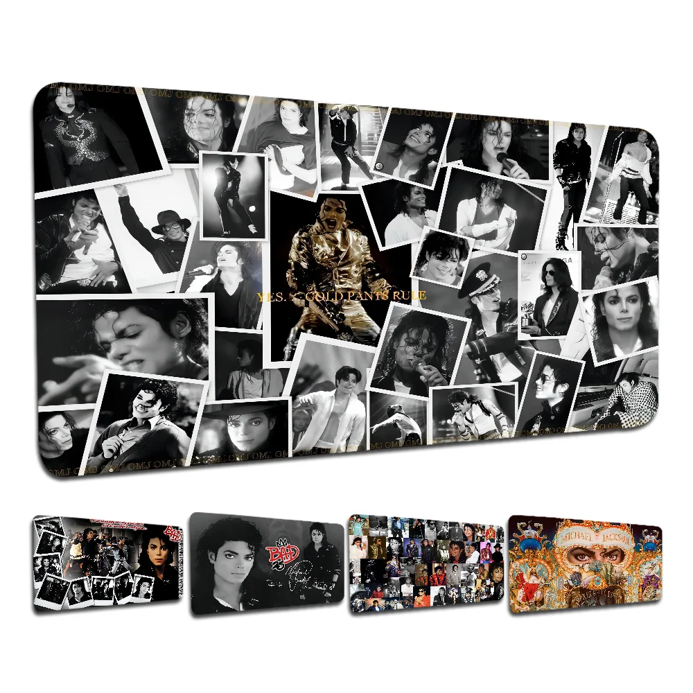 

M-Michael Jackson Retro Mousepad New Rubber Mouse Durable Desktop Mousepad Size For Game Keyboard Pad For Gamer