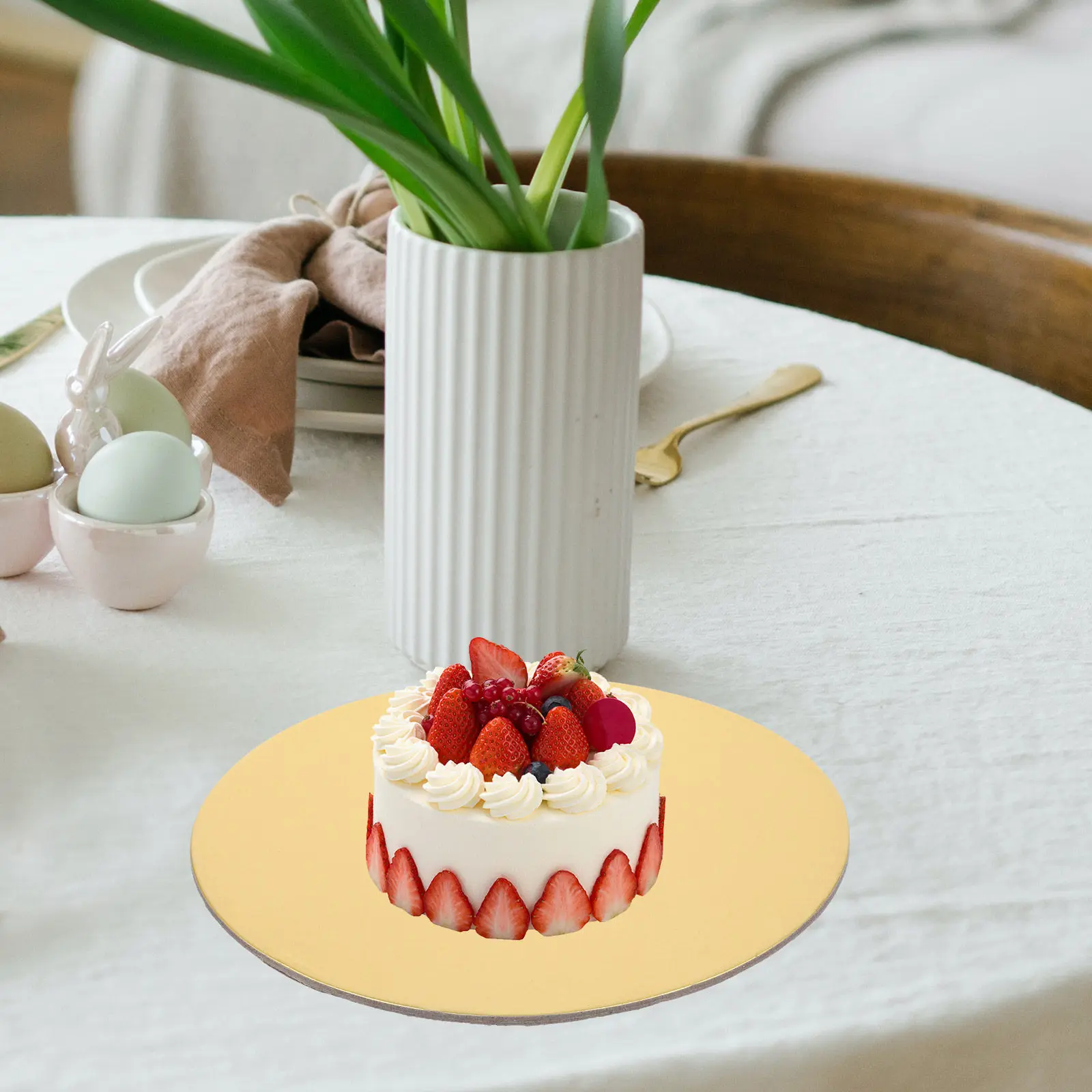 

10Pcs Cake Boards Paper Plates Refined Delicious Pastry Display Bases Cupcakes Brownies Dessert Stores Bakery Daily Use Clean