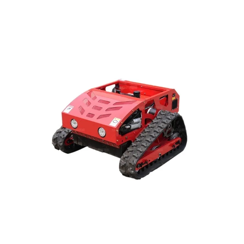 Crawler type small remote control lawn mower 4WD high horsepower, orchard woods tracked tracked lawn mower