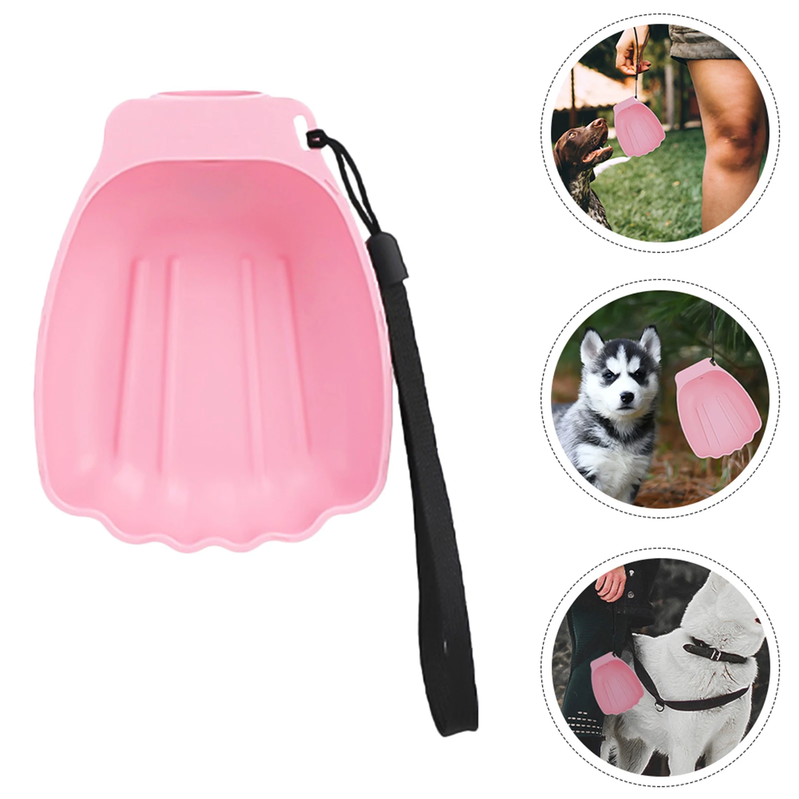 

2pcs Portable Dog Bowl Lightweight Durable Pet Drinking Container For Travel Hiking Camping Easy Carry Outdoor Pet Water