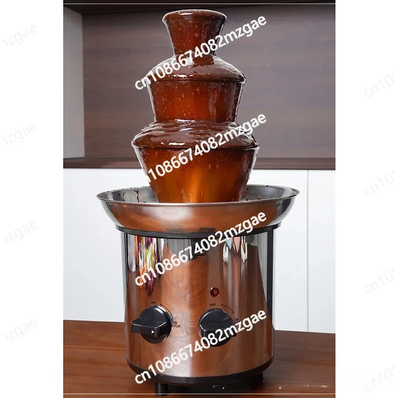 

Большая трехслойная башня для плавления шоколада, DIY блендер для шоколада, фонтан, водопад, расплавленный фонтан, машина
