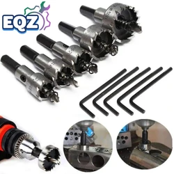 HSS Drill Bit High Speed Steel Carbide Tip Hole Saw Tooth Cutter Metal Drilling Woodwork Cutting Carpentry Crowns 16-30mm