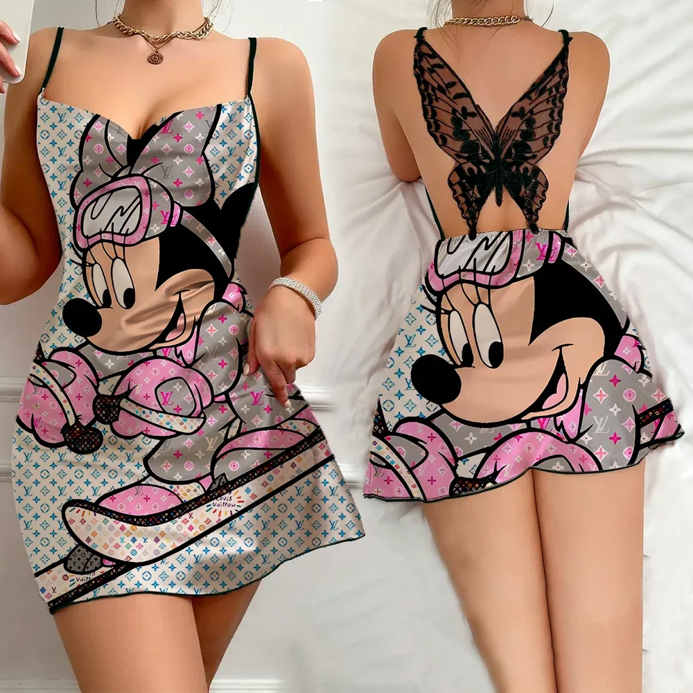 

Women's fashion suspender skirt 3D three-dimensional printing sleeve, polyester fiber quick-drying and breathable