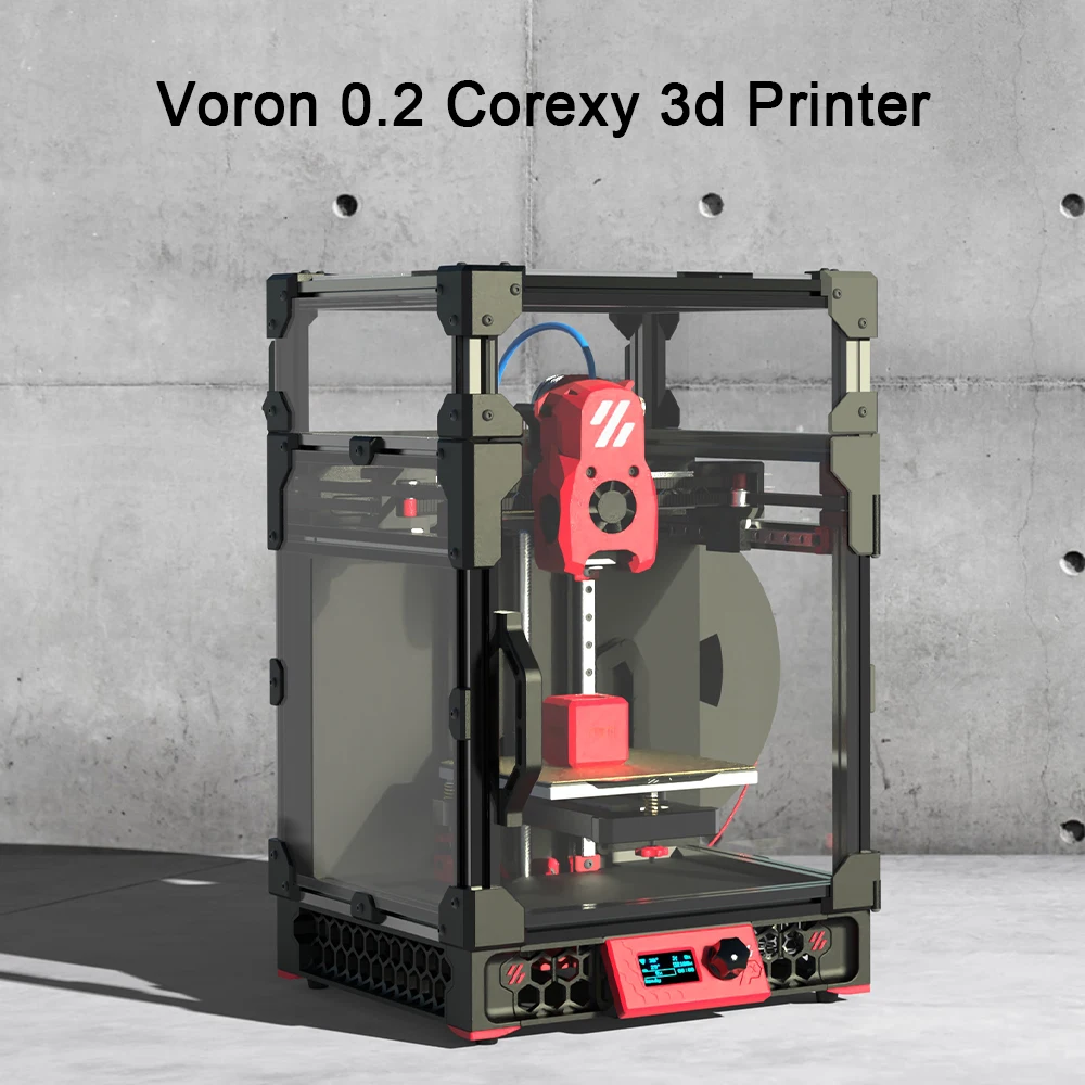 

Voron 0.2 Pro corexy 3d Printer with Upgraed rail Pcb Board Easy to carry