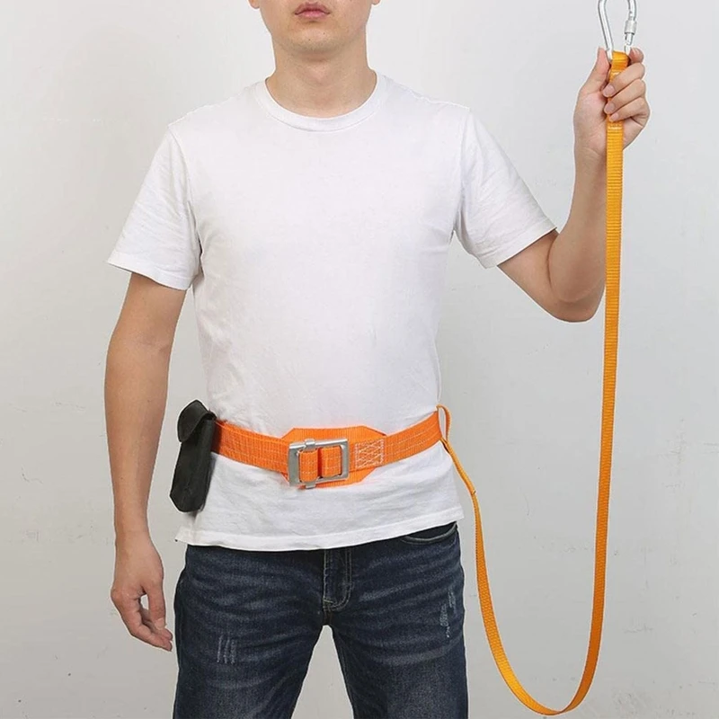 High Strength Safety Rope High Altitude Work Safety Belt Safety Work Belt Waist Hook Rescue Rope Work Safety Belt