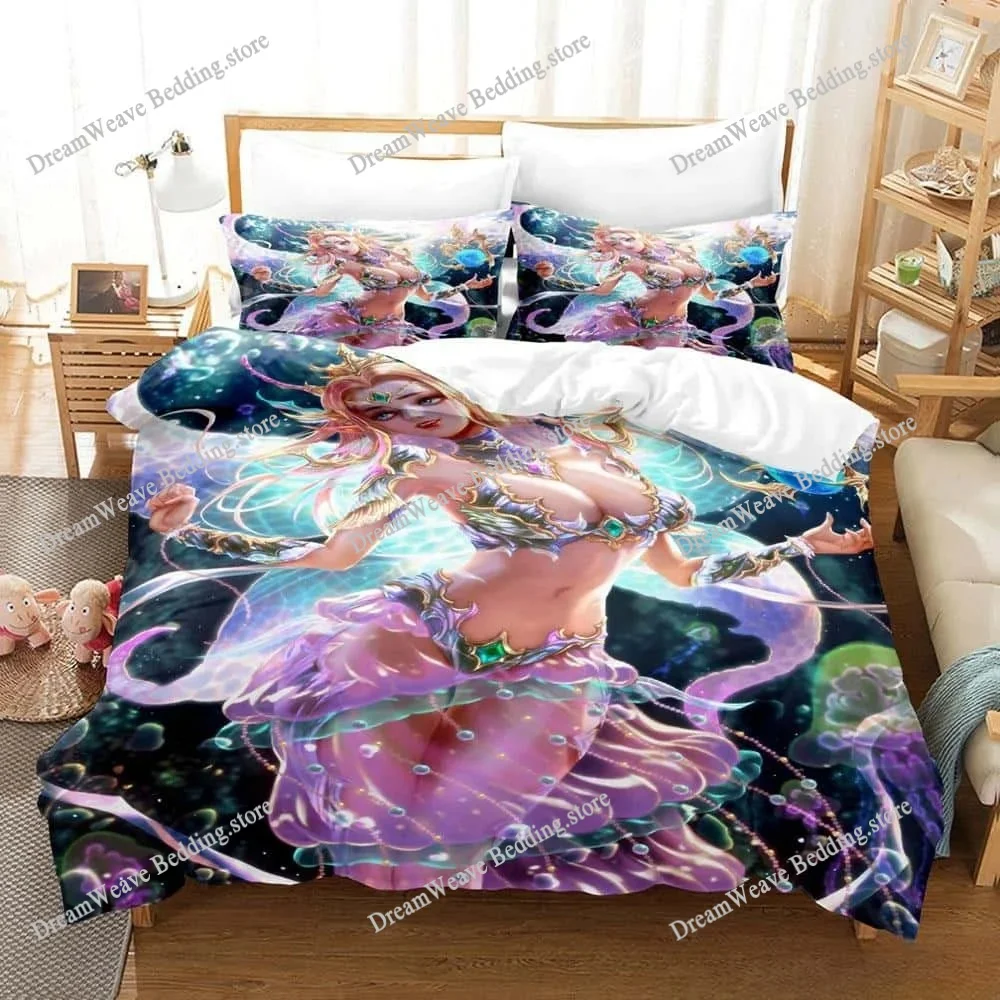 

Fashion 3d Printed Anime Black Summoner Bedding Set Single Twin Full Queen King Size Bed Set Adult Kid Bedroom Duvet Cover Sets