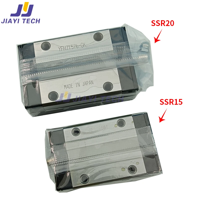 Original SSR15XW1UU(GK) Slider/ SSR20XW1UU(GK) Silver Linear Guide Slider Bearing Rail Block for Mimaki/Roland Inkjet Printer