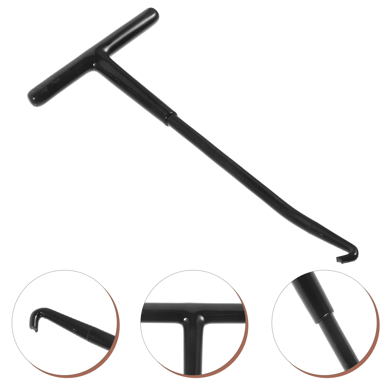 Exhaust Spring Puller Tool Motorcycle T Shaped Hook Strong 45 Steel for Reliable Spring Handling Suitable for Snowmobile Car
