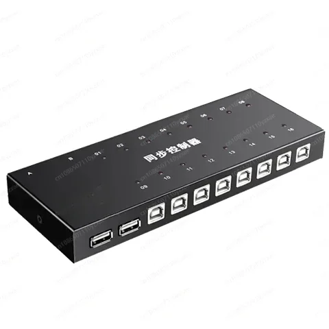 KVM Switcher for PC Android Pad DNF Game Control, 16 Port KM with Cable, USB Keyboard Mouse Synchronized Controller