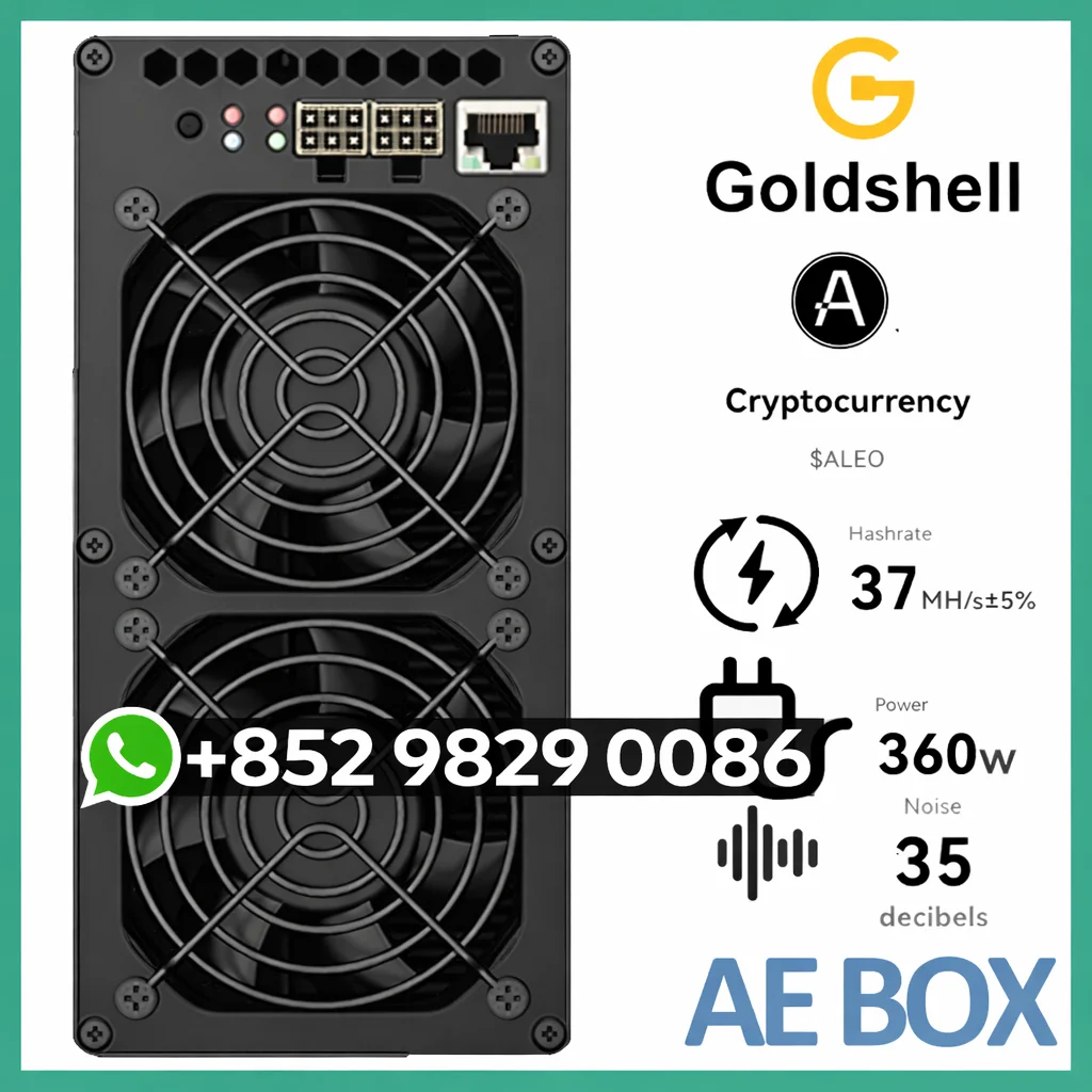 

При покупке 3-х, оплачивается 2-х: Goldshell AE BOX 37M/s Aleo Miner AE-BOX 360W 37M/S Miner без блока питания zkSNARK ALEO
