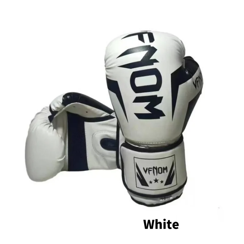 Guantoni da boxe professionali da 6/12 once per adulti e bambini Sanda Training Muay Thai Combat Fitness boxe sport guanti in PU Taekwondo