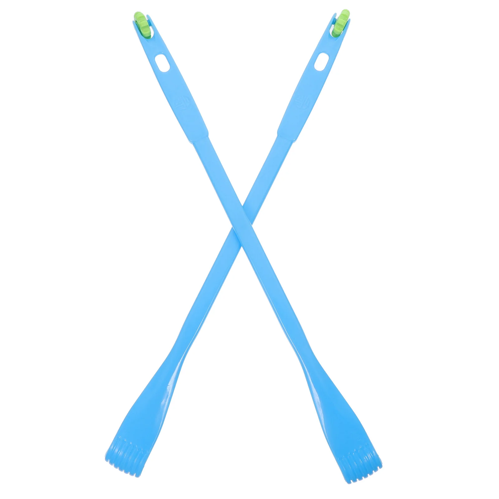 Gratte-dos à Long manche ABS, masseur thérapeutique Portable pour le dos, pour la maison, le cou et les épaules, 2 pièces