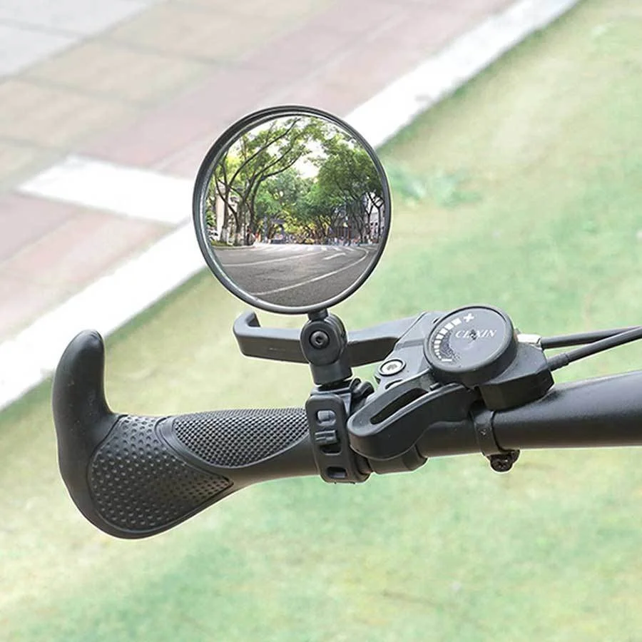 

Universal Bicycle Mirror 360 Rotation Adjustable Handlebar Rearview Mirror for Bicycle Motorcycle for Bike Riding Cycling 1Pair