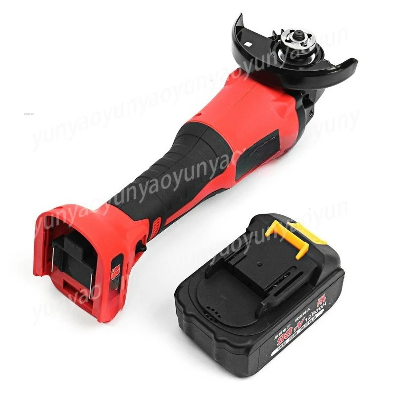 21V 3.0Ah Li-ion Brushless 100mm Angle Grinder Rechargeable Cutting Grinding Tool