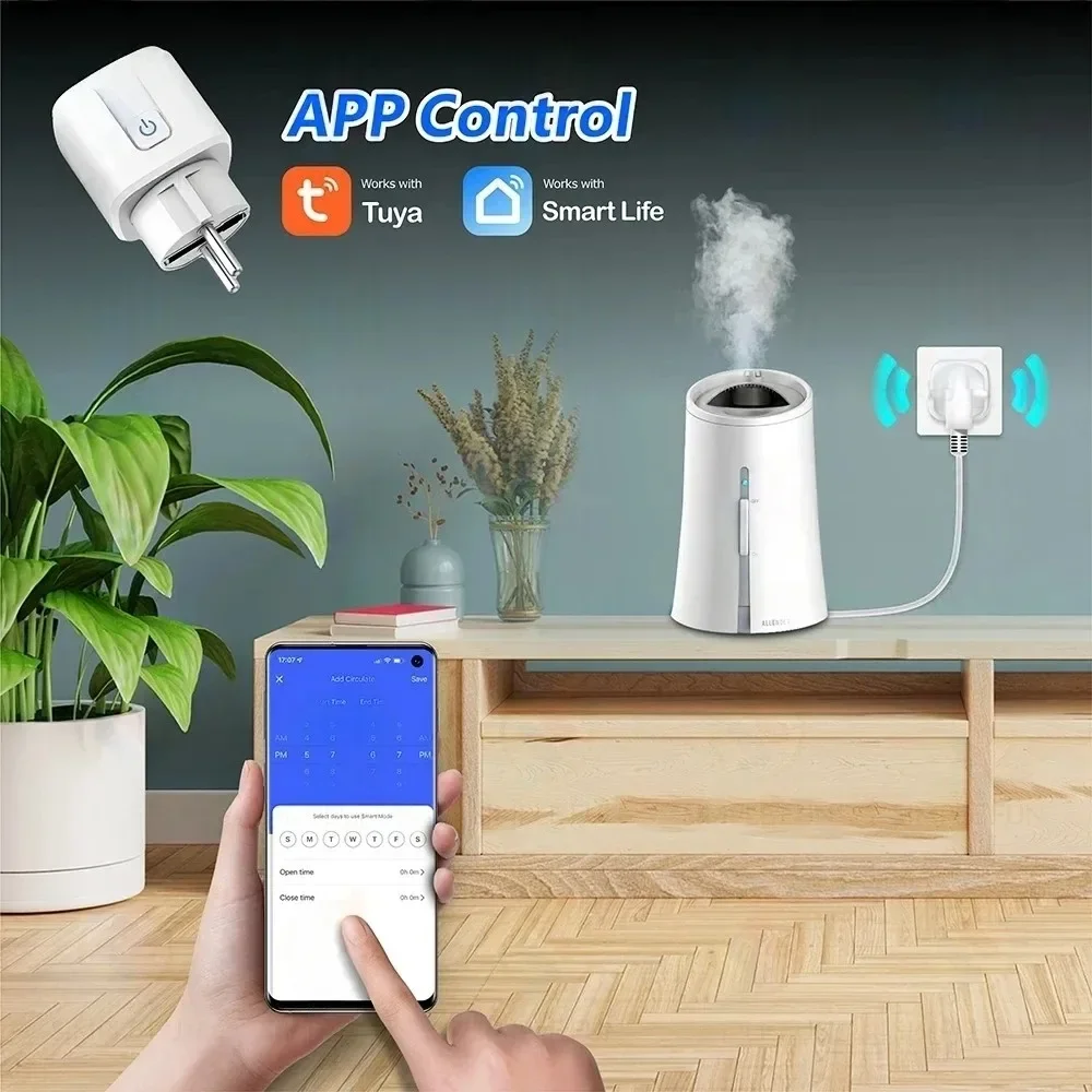 Tuya WiFi RF433 مقبس ذكي 16A التوصيل مع مراقبة الطاقة توقيت وظيفة التحكم الصوتي ل أليكس جوجل المنزل اللاسلكية الجدار التبديل