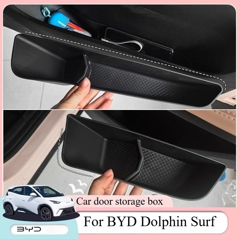 

Car Door Storage Box For BYD Dolphin Surf Dolphin Mini Atto 1 Door Side Storage Organizer Car Door Storage Slots