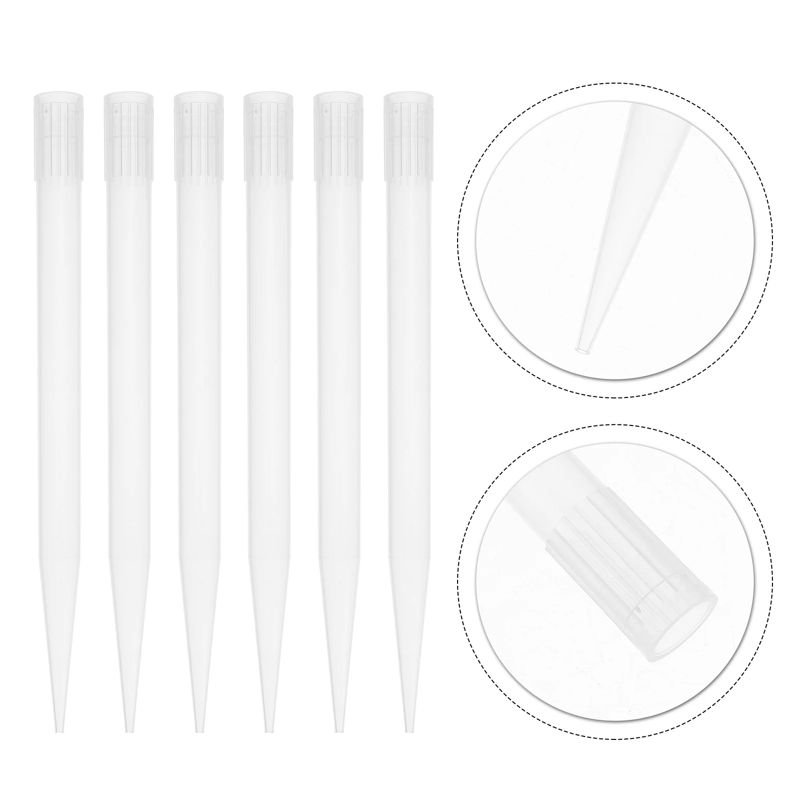 

300pcs Pipette Tips 5Ml Transparent Precision Liquid Transfer Diy Use Compatible With Pipettor Nozzle Tip