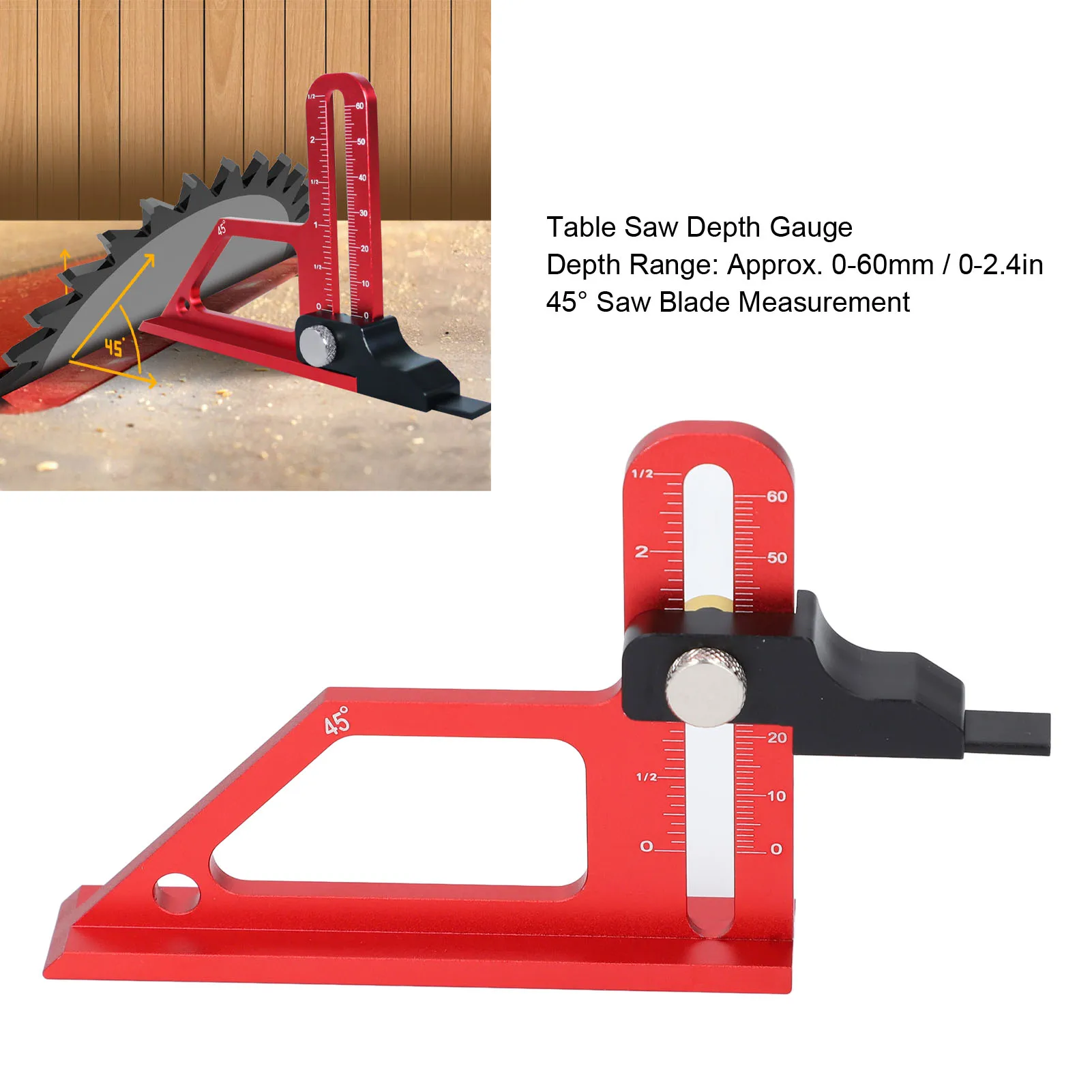 เครื่องวัดความสูงของเลื่อยวงเด - Woodworking Gauge บทวิจารณ์และราคา