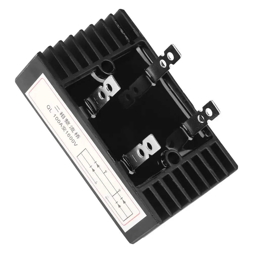 High Power 100A 1600V 2-Phase Diode Bridge Rectifier