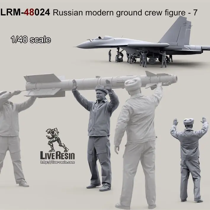 

Фигурка модели из смолы 1/48 GK, комплект в разобранном и неокрашенном виде