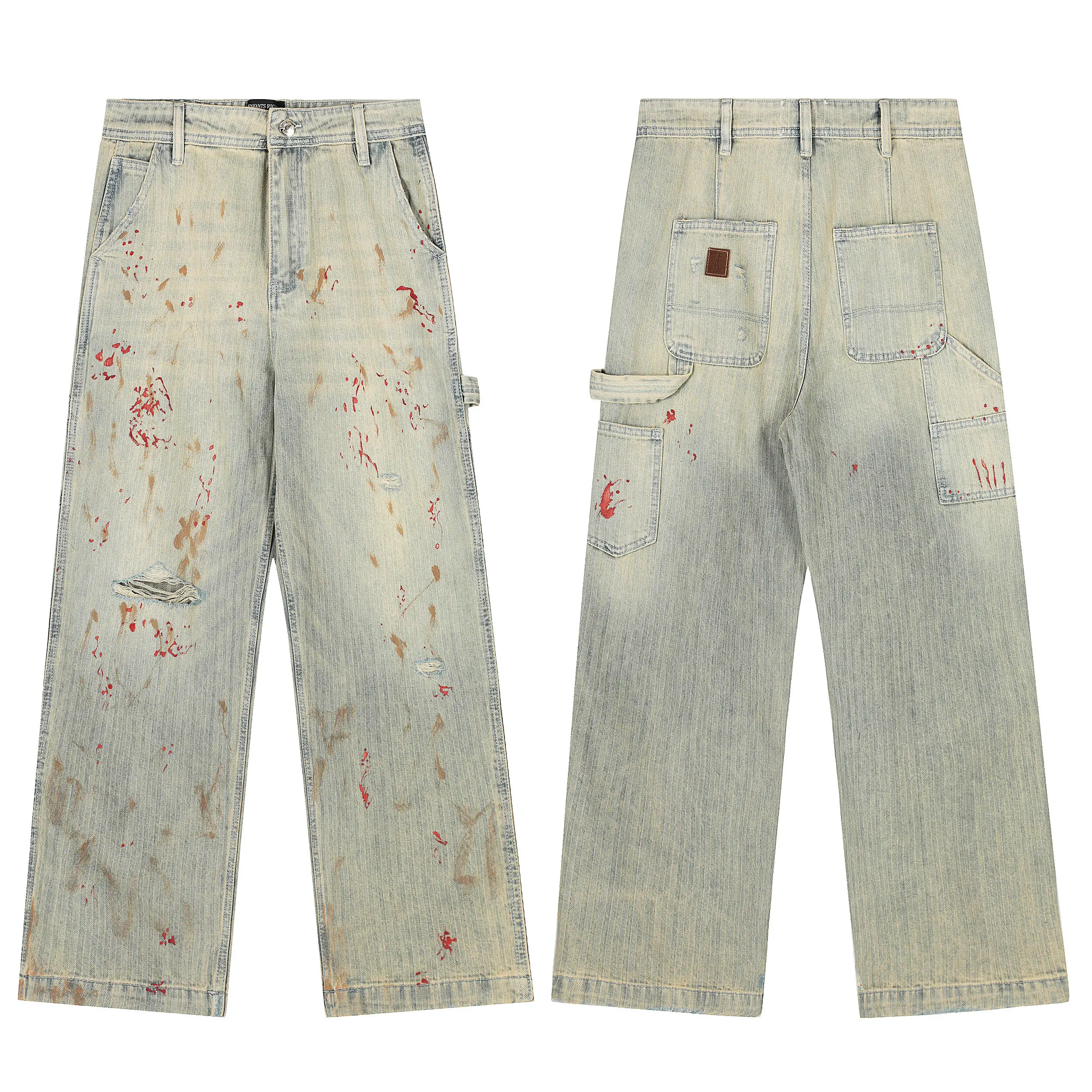 

ER/D destroys water washing and makes old dirty dyed jeans