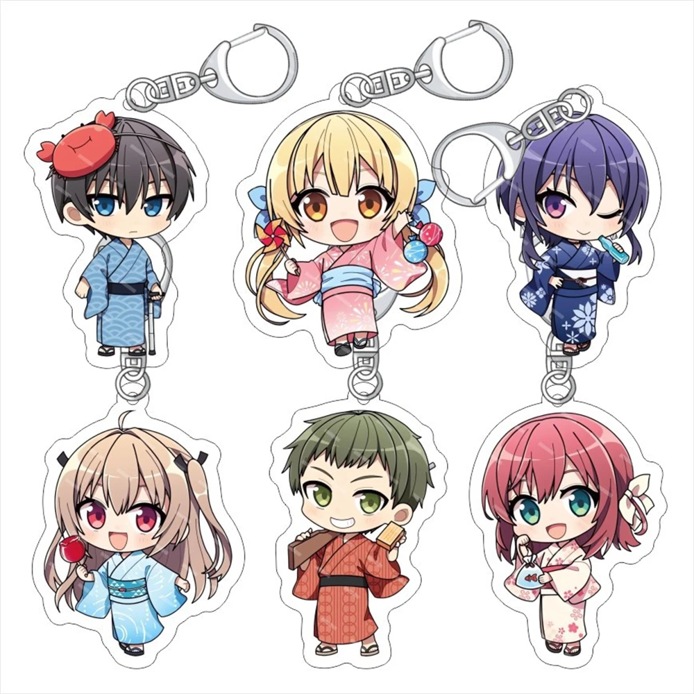 أنيمي ATRI لحظاتي العزيزة Ikaruga Natsuki Kamishiro Minamo تأثيري حلي سلسلة مفاتيح سلسلة مفاتيح مصنوعة من الأكريليك قلادة الدعامة الهدايا