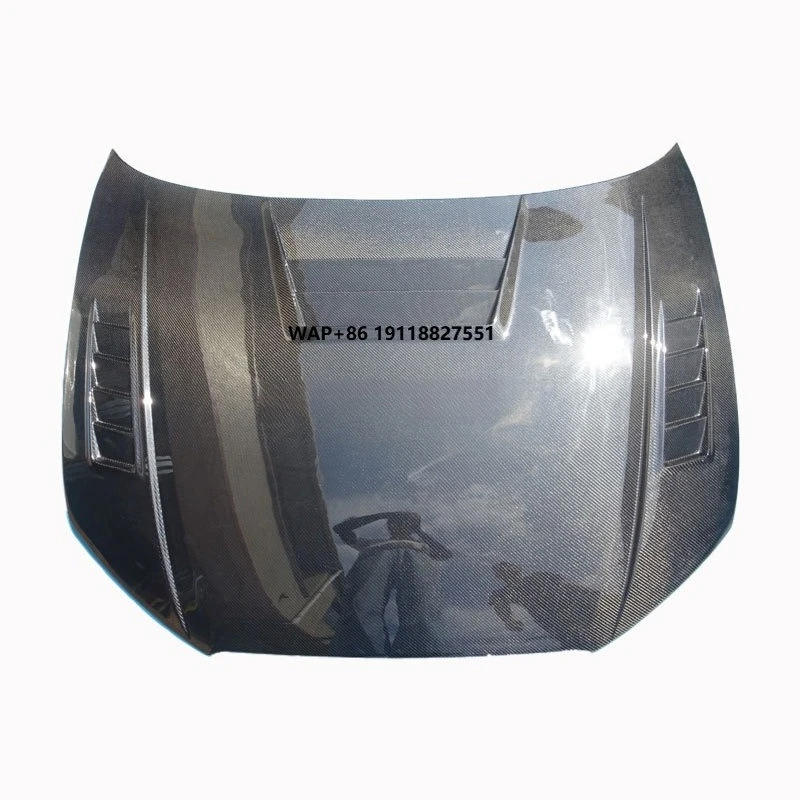 

Lingfeng 2017-2019 3 S3 RS3 Carbon Fiber Front Hood Vented Bonnet Cover Bolt-On with New Condition and Included Clips
