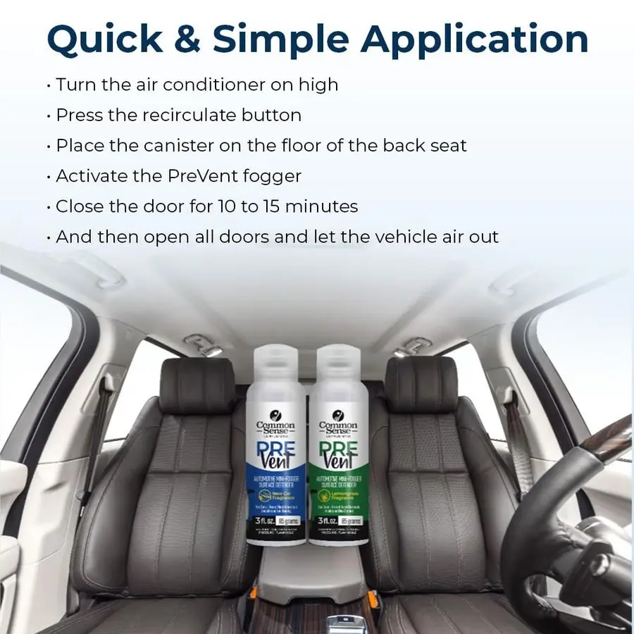 منعش هواء مزيل الروائح الكريهة للسيارة من سمارت، بخاخ طويل الأمد للتحكم في الرائحة للمركبات، عطر سيارة جديد، 3 فلوريدا. أوز 5 عبوات