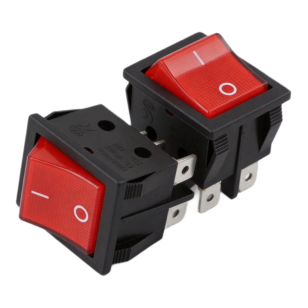 For Heavy-Duty Applications Electric Heater Switch 30A Power Switch Low-Light Visibility 4-Pin Connection Bright LED Indicator