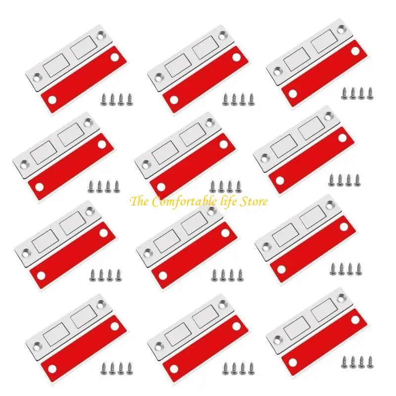

A9LA Push & Pull Door Magnet Fixtures Long Service Door Retainers set Door Secures Simple Installation