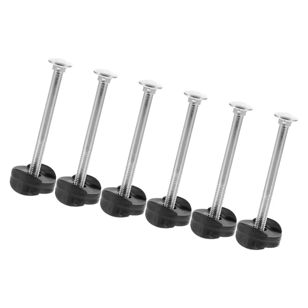 

6 Pcs Trampoline Screw Fixing Screws Anti-falling Carriage Replacement Ring Galvanized Steel Maintenance