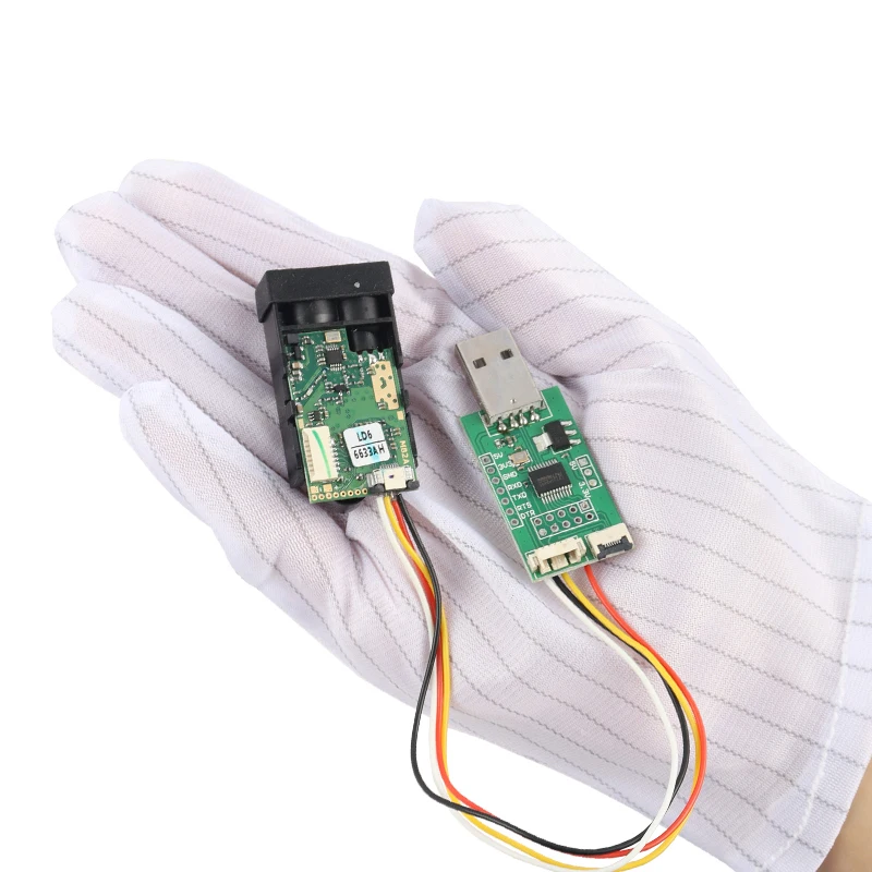 

ESP32 Arduino 60m Distance Measurement Sensor Meskernel Eye Safe Distance Sensor with UART Serial