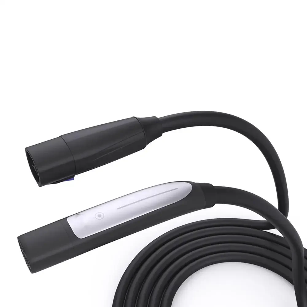 32A 5M Extension Cable NACS EV charging cable  NACS Extension Plug  Cable  With Button to Open Door