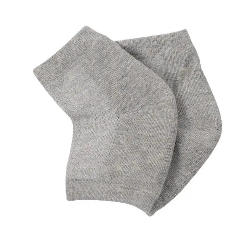 1 Paar Silikon-Feuchtigkeitsgel-Fersensocken, wiederverwendbar, gegen rissige und spröde Füße, für glatte Hautpflege, Peeling-Fußschutz-Tools – Detail 4