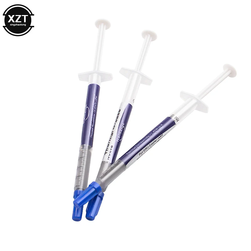 10pcs/lot 1g Grey Silver Thermal Grease Silicone Heat Sink Paste CPU Cooler Heatsink 10% Silver For CPU