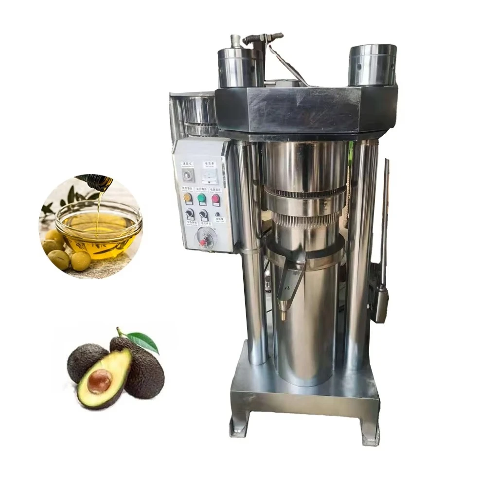 High-Performance Hydraulic Sesame & Olive Oil Press Machine HJ-HN80 Cold Press Seed Oil High Pressure Performance