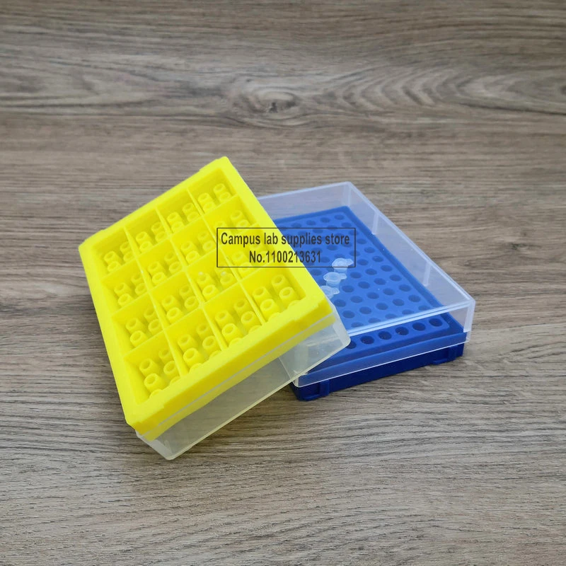 1/2/5/10 stücke 0,2 ml Kunststoff Zentrifuge Rohr Box mit 96 Slots, lagerung Boxen von PCR Rohr Labor Liefert