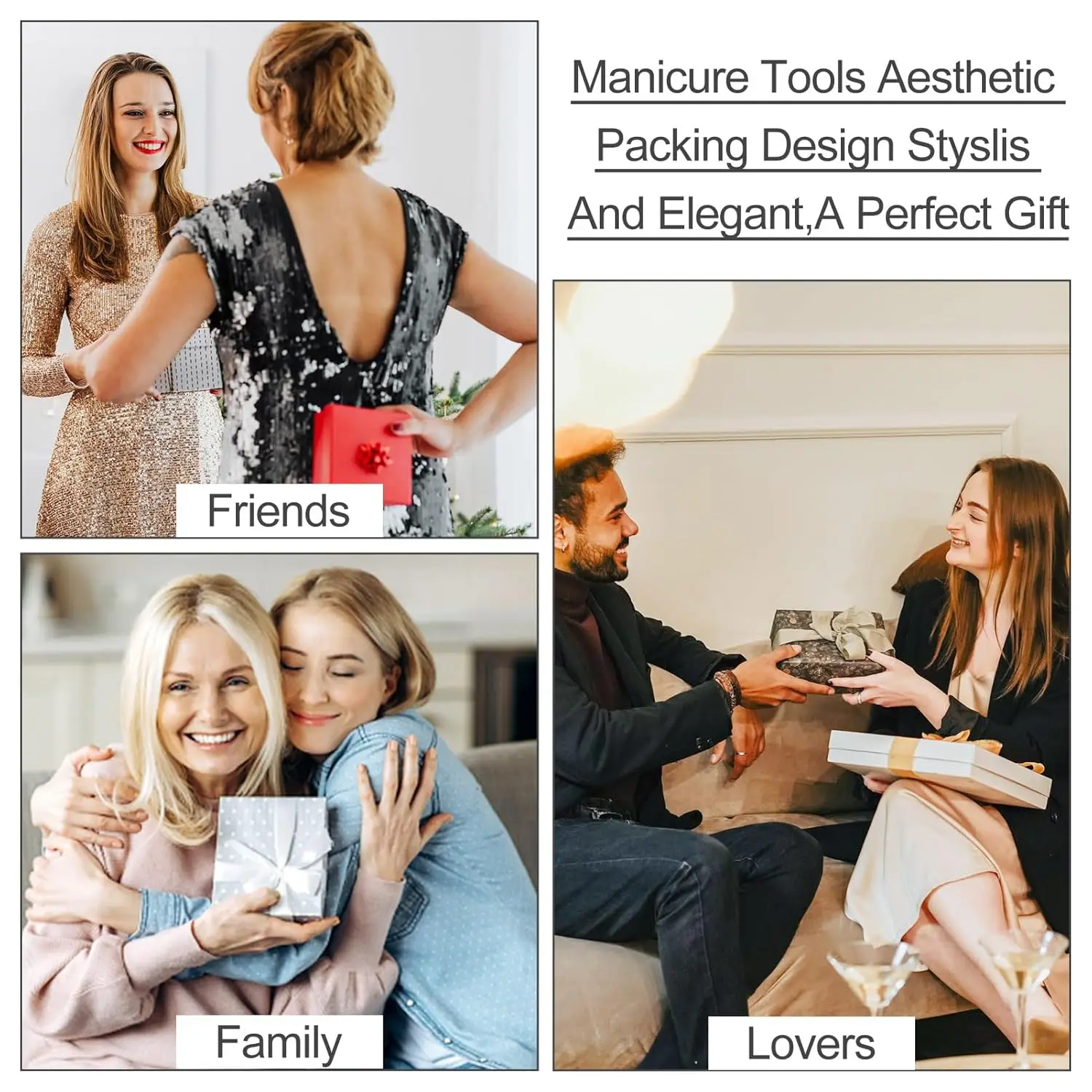 Ferramentas profissionais de cuidados com as unhas de aço inoxidável com estojo de viagem conjunto de manicure e pedicure de 18 peças para família