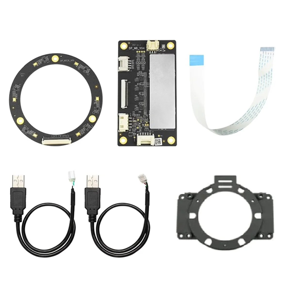 Far-Field Microphone Ring Array Module ROS 6-Microphone Voice Board 6-Microphone Positioning Navigation B