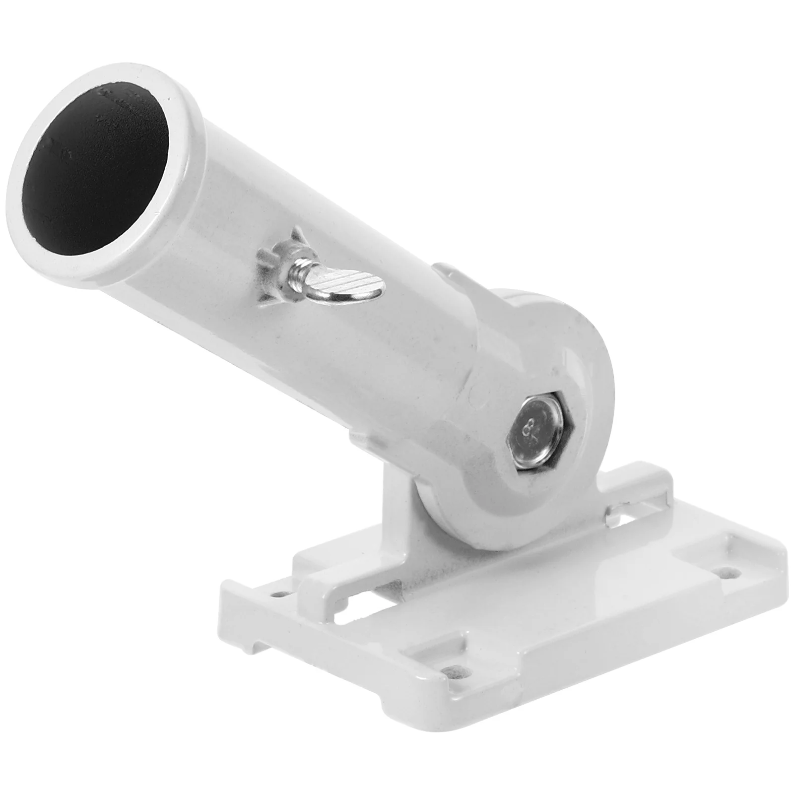

Adjustable Aluminum Alloy Flag Pole Holder Bracket for Wall Mounting Base Suitable Courtyard Garden Display Flags Pole Brackets