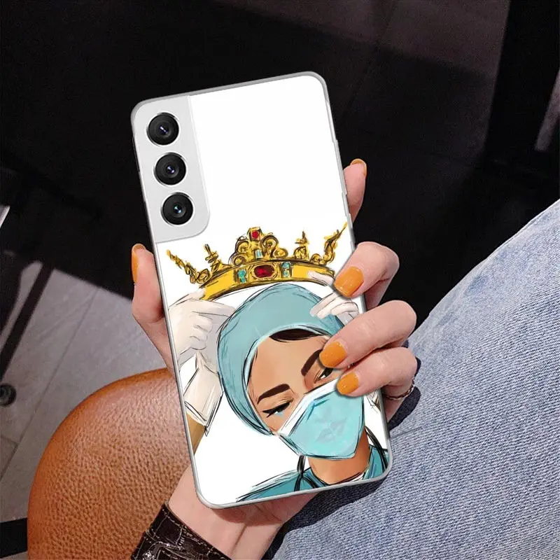 Medicine Nurse Doctor Phone Case For Samsung Galaxy S24 S23 S22 S21 Ultra S10 Plus S20 FE S10E S9 S8 + Soft Cover Coque Funda