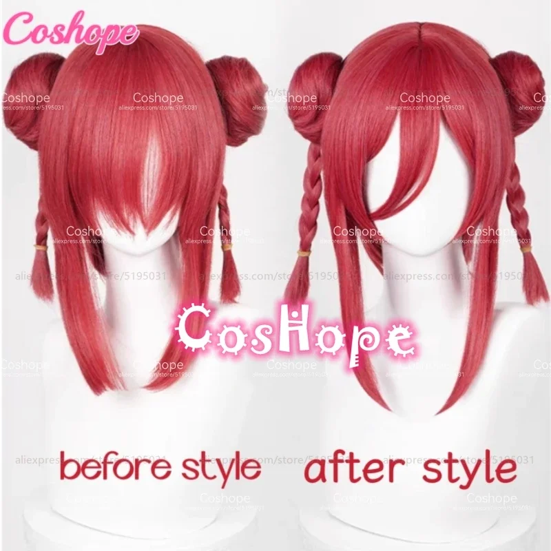 Chigiri hyoma cosplay wig pre styled wig wine red wig anime cosplay wigs wigs heat resistant synthetic wigs