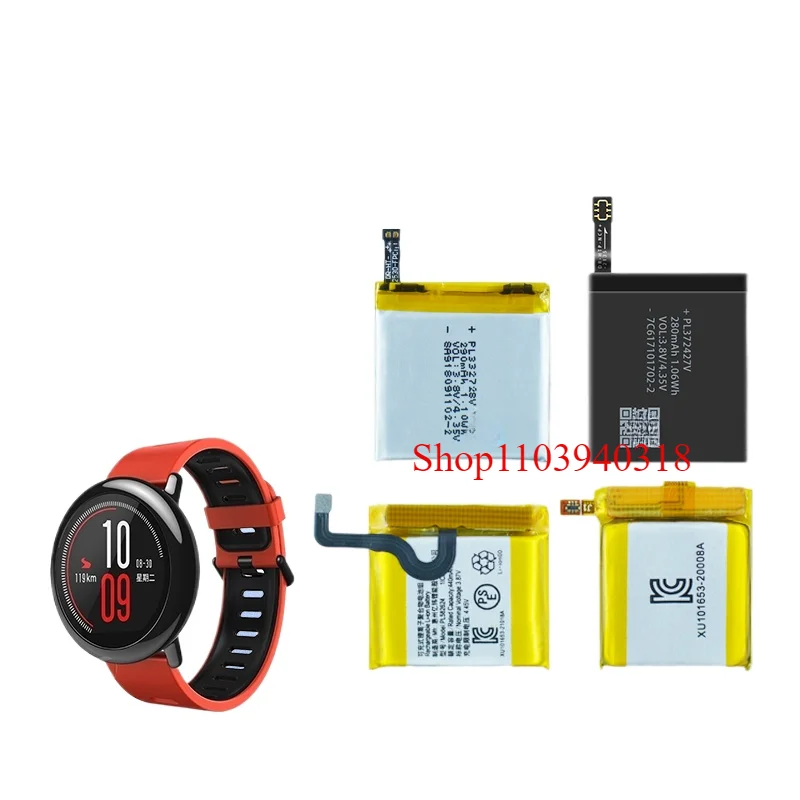 For Huami AMAZFIT GTR 47mm 42mm PACE A1602 A1612 Stratos 2 3 Pro T-rex A1918 A1919 A1928 A1801 GTS 4 mini A1913 A1914 Battery