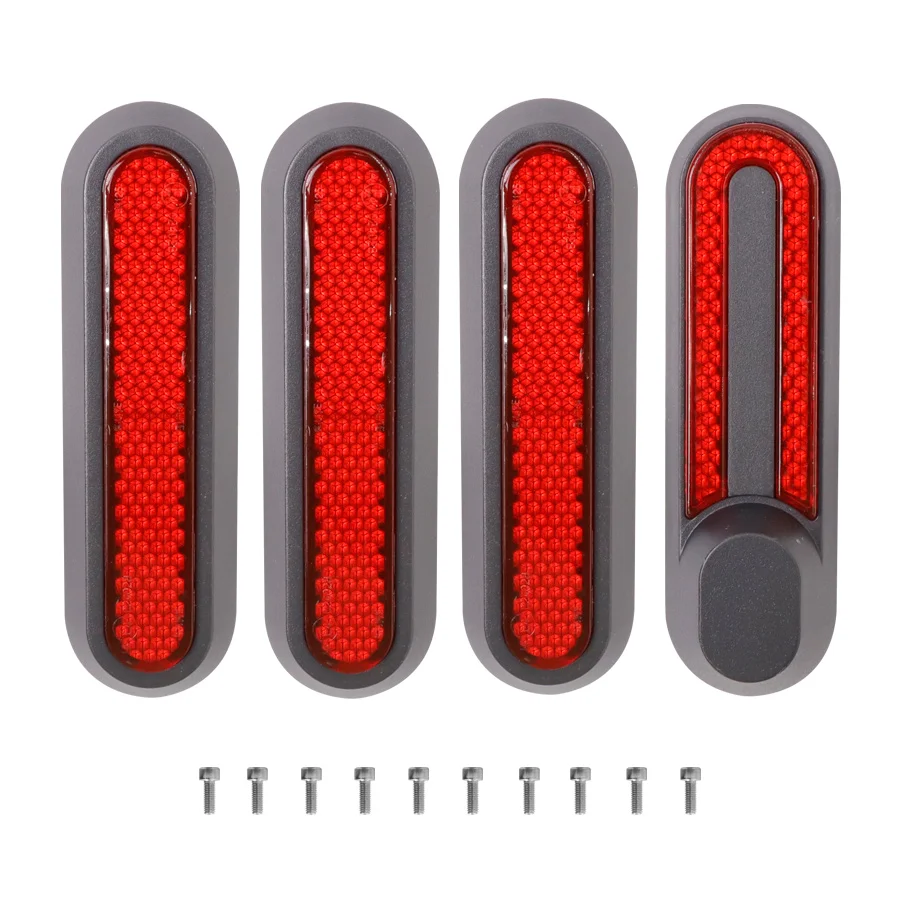 Rad Abdeckung Schützen Shell Für Xiaomi 3 Elektrische Roller M365 Pro 2 1 s Vorne Hinten Sicherheit Reflektierende Rohr Nacht reflektierende Aufkleber