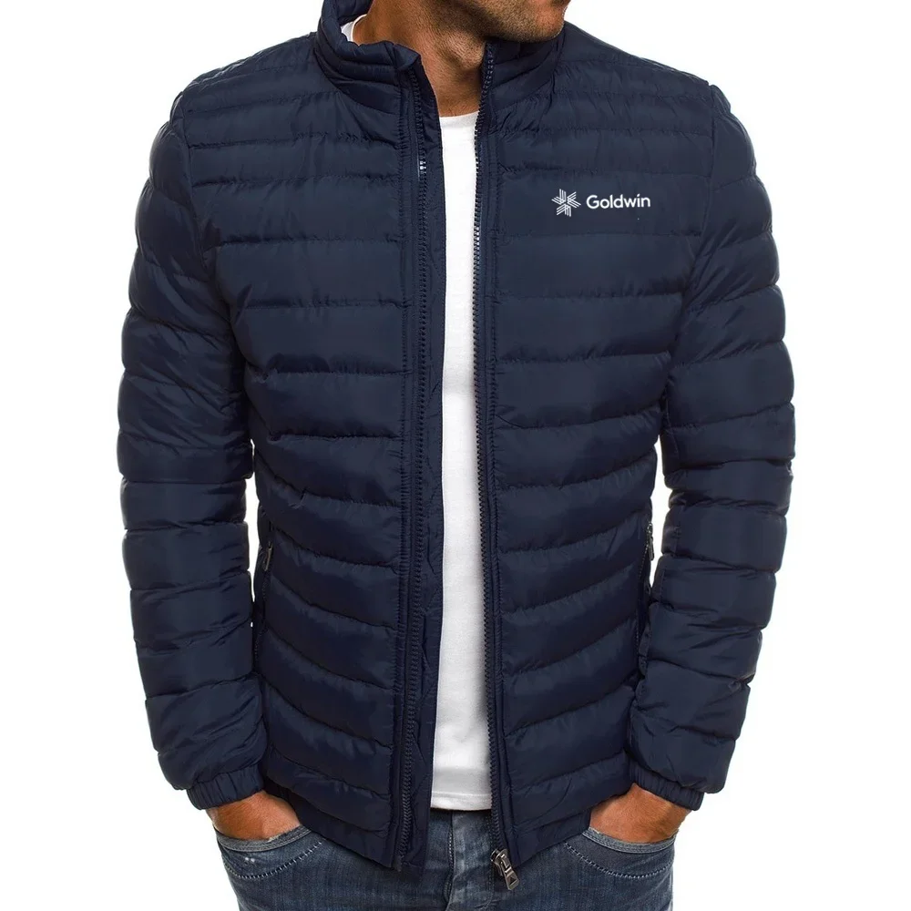 

2024 Men's Goldwin Fashion Autumn/Winter Jacket Collar Parker Zipper Filled