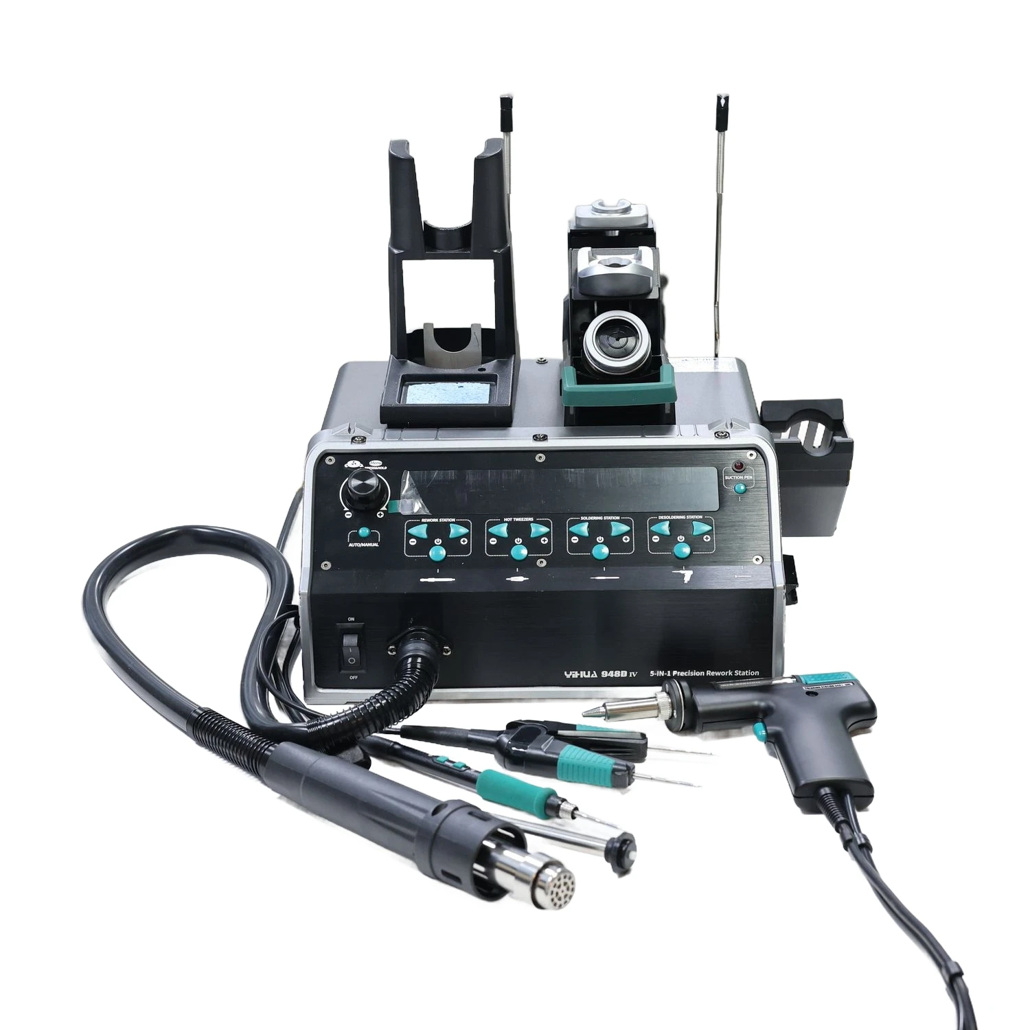 YIHUA-948D IV 5-in-1 Soldering Station SOIC CHIP QFP BGA Component Desoldering Electronic Factory Repair Shop